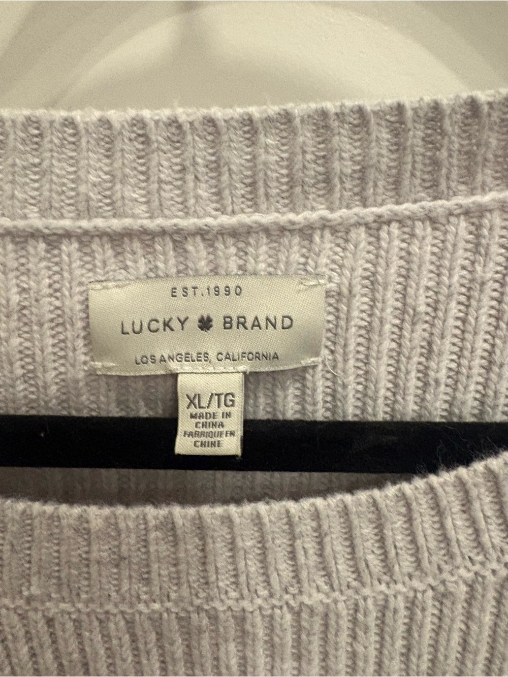LUCKY BRAND GREY WOMENS DISTRESSED SWEATER - Picture 5 of 6